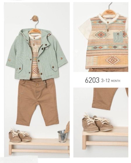 طقم ولادي بيبي 4 قطع