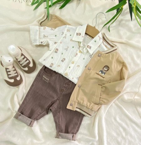 طقم ولادي بيبي 4 قطع