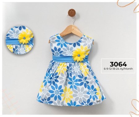 فستان بيبي ورد