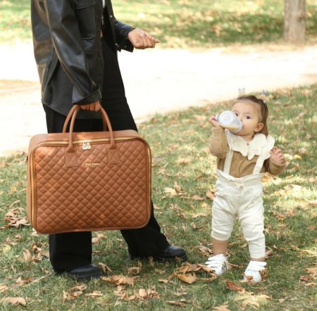 شنطة يد جلد حجم كبير