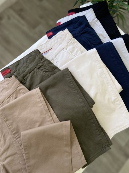 بنطلون كتان شبابي