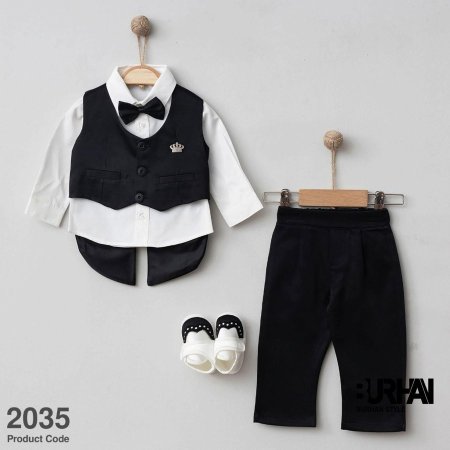 بدلة رسمي 4 قطع -أبيض