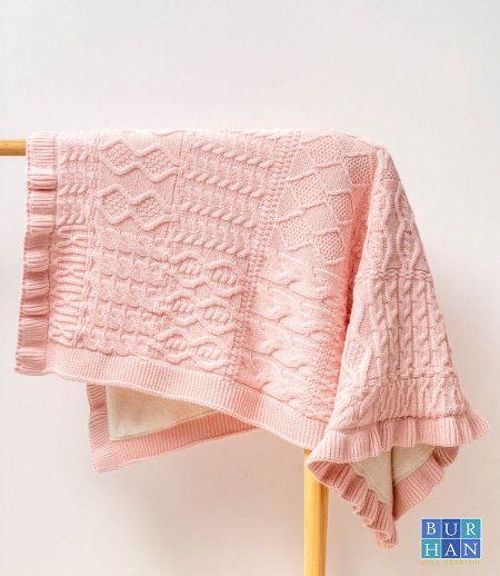 حرام صوف مبطن منقش