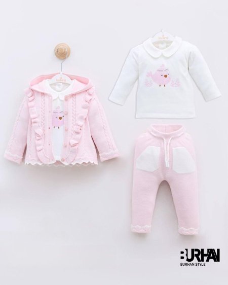 طقم صوف 3 قطع