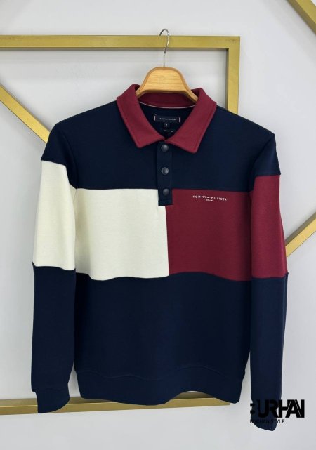 بلوزة مع قبة وأزرار TOMMY HILFIGER