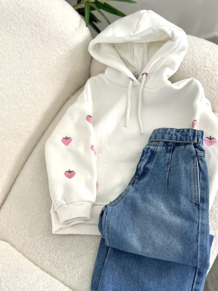 بلوزة/ هودي بناتي مبطن